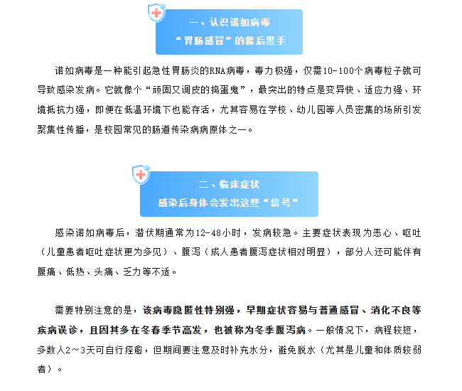 速存！师生必看的诺如病毒预防知识手册